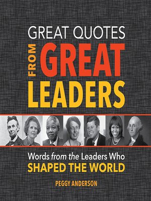 cover image of Great Quotes from Great Leaders